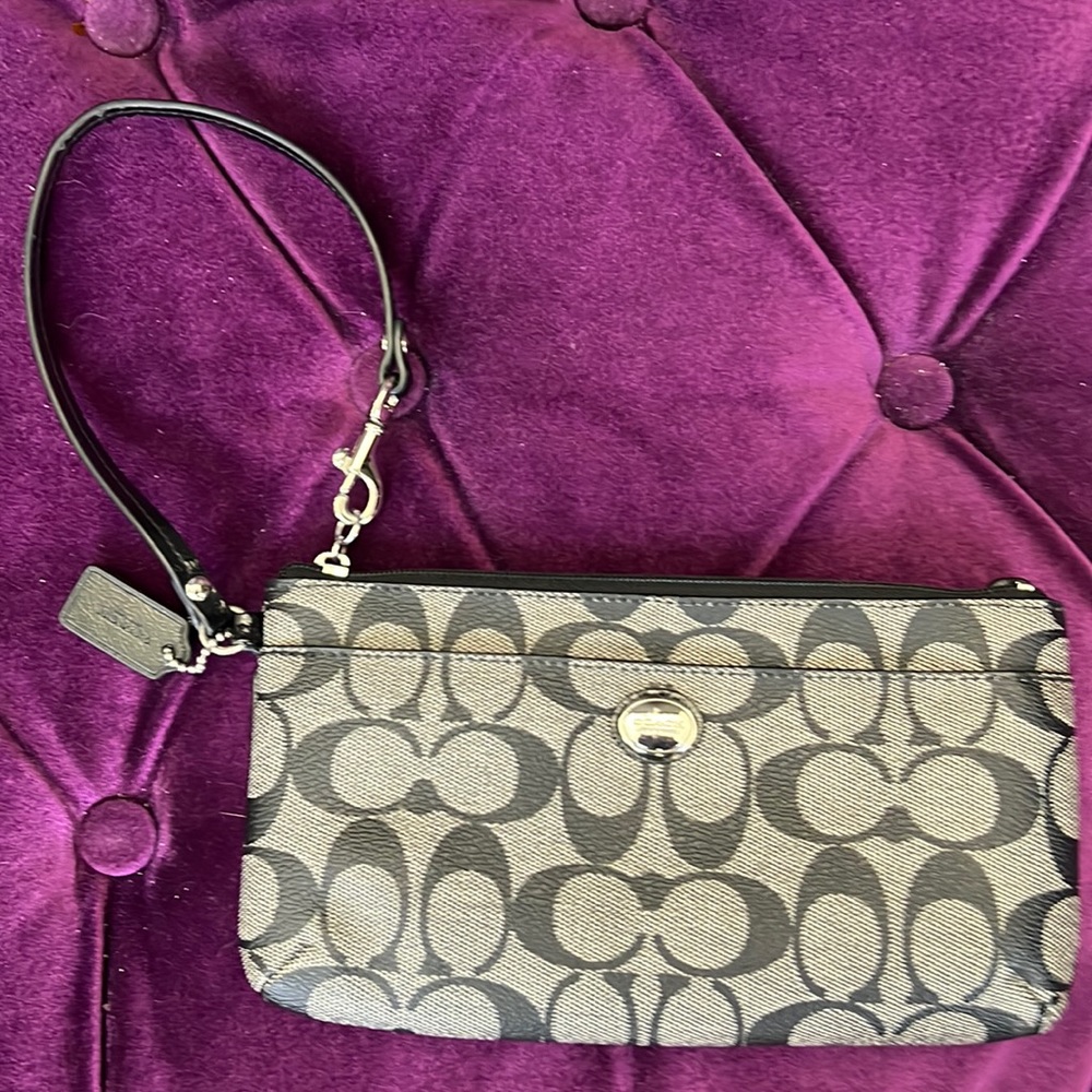 Coach clutch-never used!